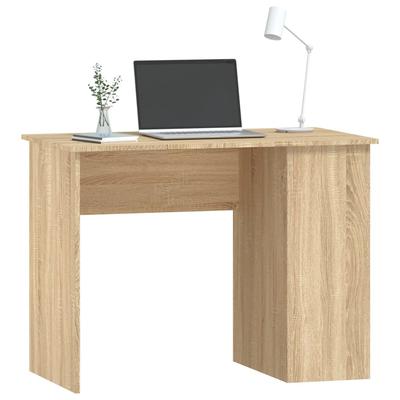 Desk Sonoma Oak Finish 100 X 55 X 75 Cm Particleboard