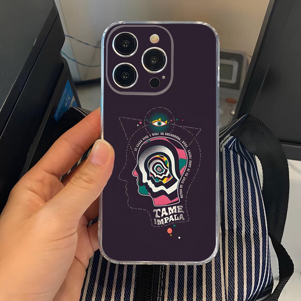 

Чехол для телефона T-Tame Impala Прозрачный Для Iphone 15 17 Pro Max 16 14 Pro 11 12 Pro 13 X XR XS SE Задняя крышка iPhoneXS Max
