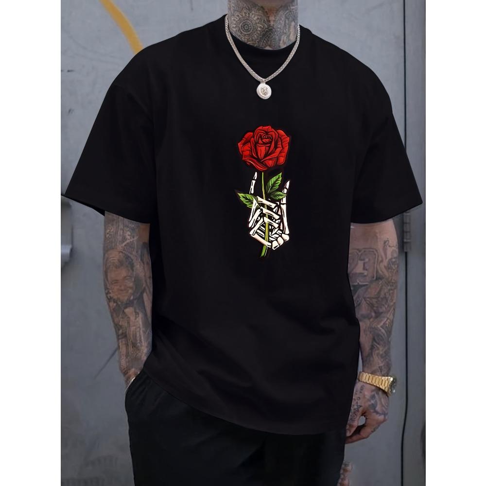 Ming Selection Men s Fashion Casual Crew Neck T-Shirt Men s Bottom Shirt Versatile Clothes Men s Clothing S