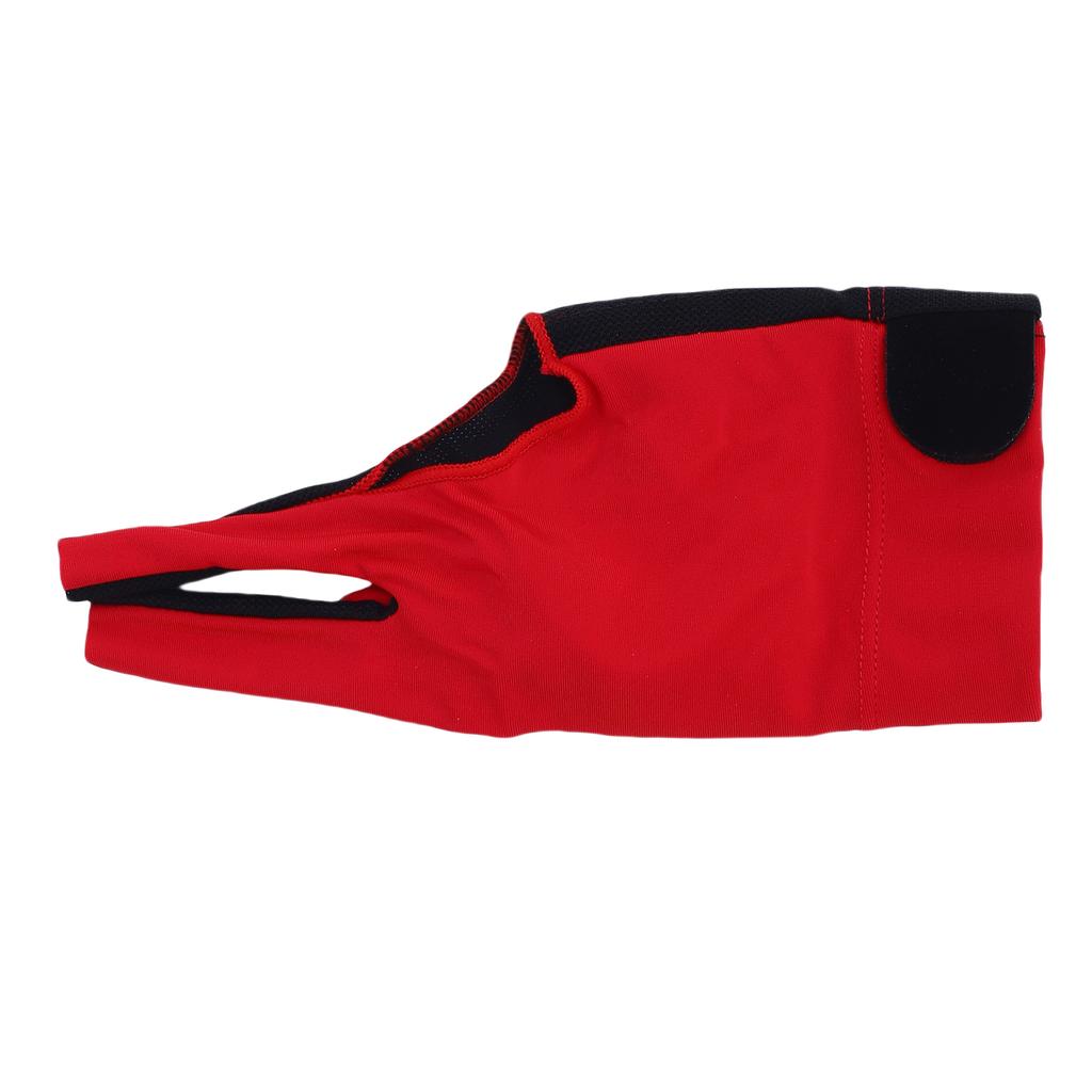 3 Finger Billiard Pool Glove Professional Breathable Anti Slip Right Hand Cue Sport Glove for Men Women Red