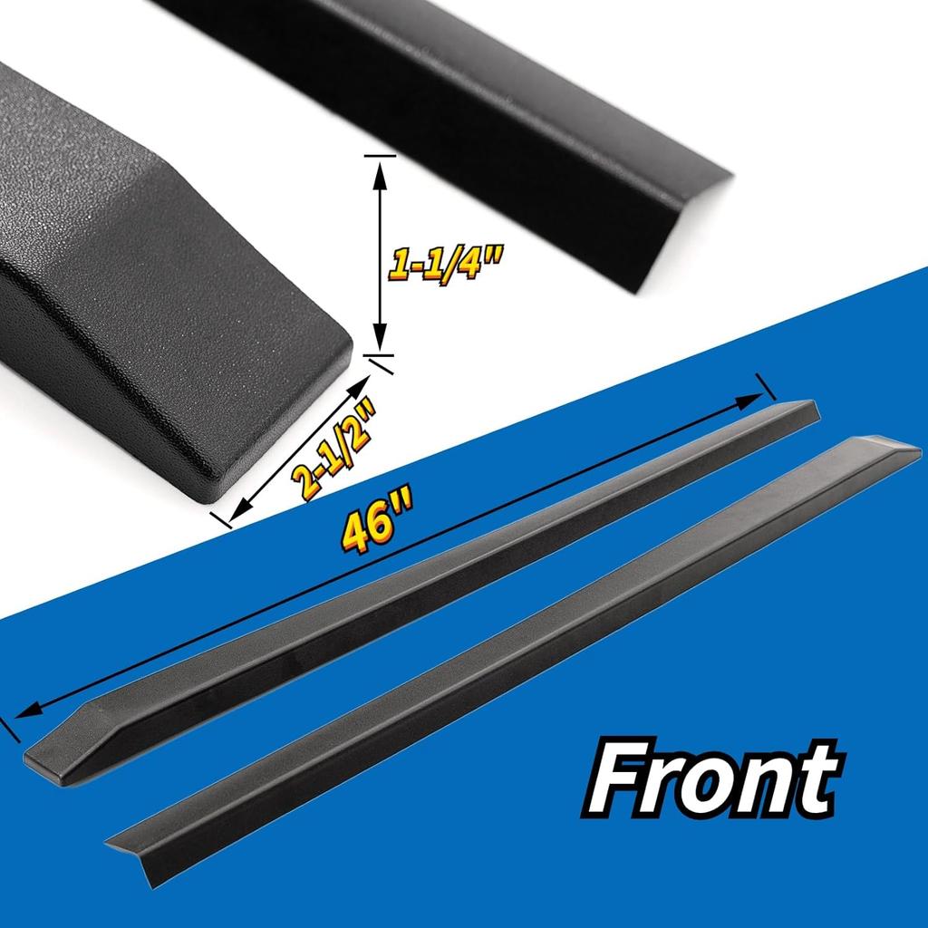 RV Slide Out Ski Set, RV Floor Saver Corner Edge Protector Tracks Prevent Sticking/Catching (Do Not Include Butyl)