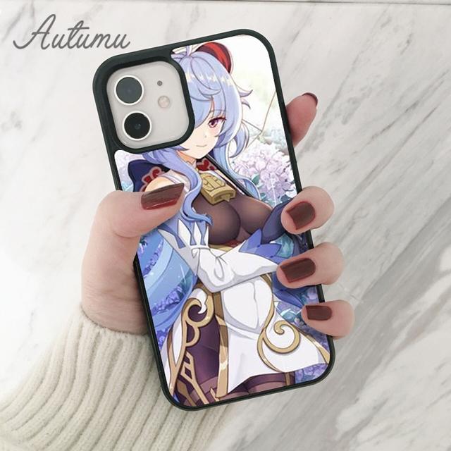 Genshin Impact GanYu Phone Case for iPhone 11 12 13 14 Pro Max Mini X XR XS SE 2020 6S 7 8 Plus Samsung Galaxy S21 S22 Shell