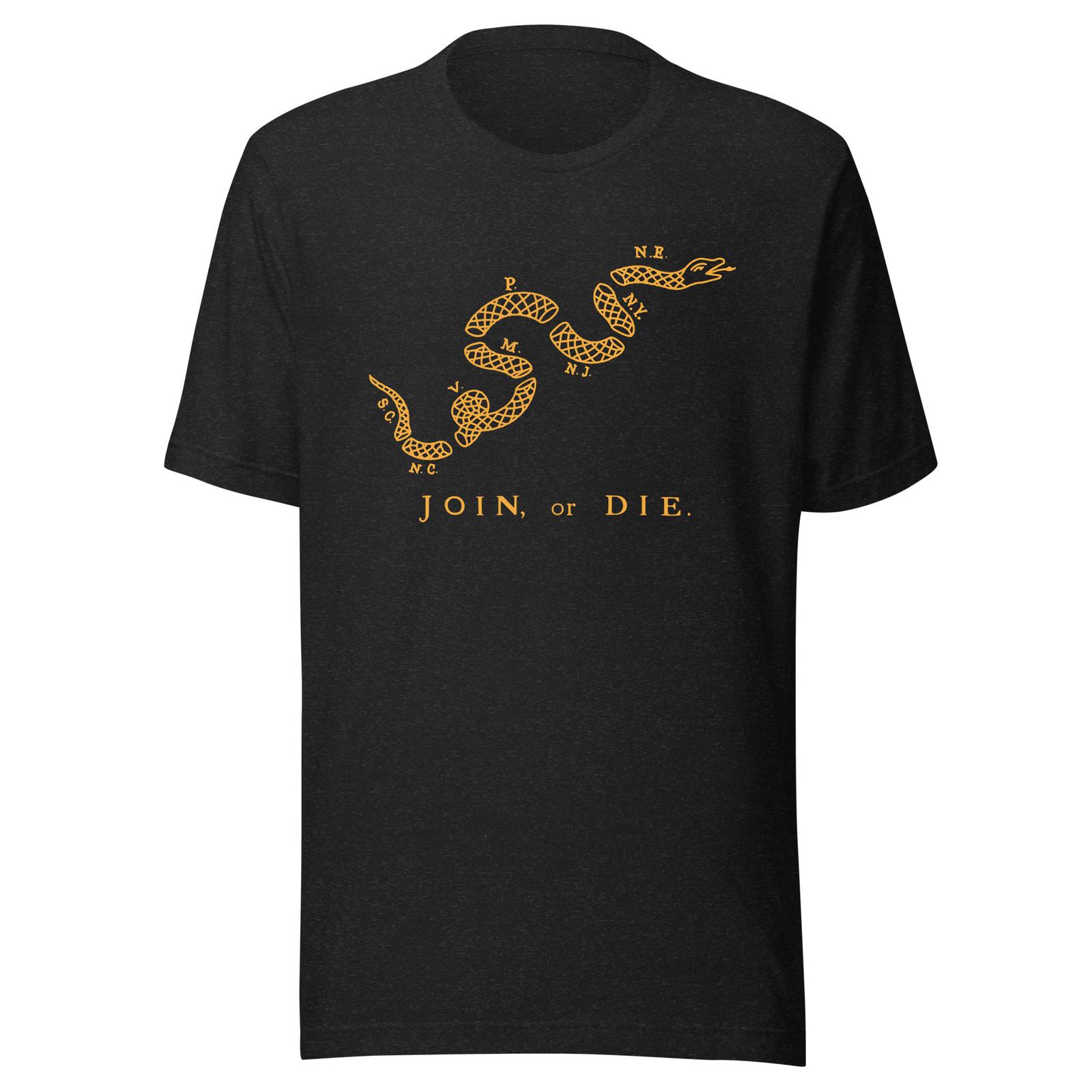 Join or Die T-Shirt - Patriotic 1776 American Revolution - Don t tread on Me Tee XXXL