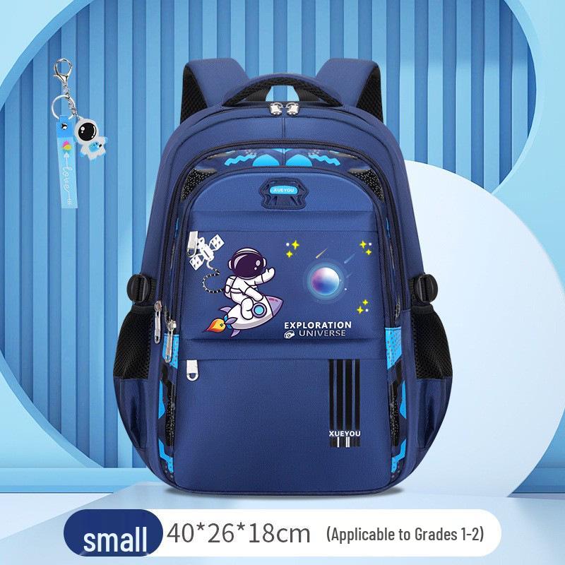 Astronaut School Backpack for Boys, Grades 1-6 - Large Capacity, Lightweight, Spine Protection