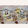 Children Learning Chair Cover Double-back Stretch Elastic Kids Study Computer Chair Slipcover Cartoon Printing Protect Cover