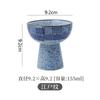 Ceramic Dinner Bowls High Feet Snack Bread Dessert Tray Soup Basin Soup Bowl Restaurant Round Specialty Tableware Cooking Plates
