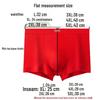Men's Plus Size Loose Red Boxer Briefs - Zodiac Year Modal Breathable Shorts