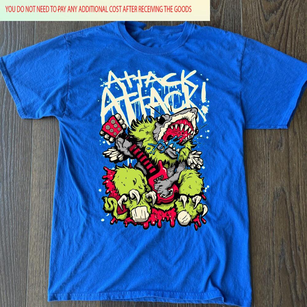 Hot Rare Attack Attack Band Gift For Fans Blue S5XL Shirt BB606 Unisex T-Shirt S