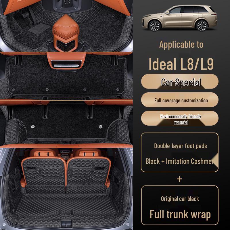 Li Auto L8/L9 Trunk Mat, Full Coverage for Third Row