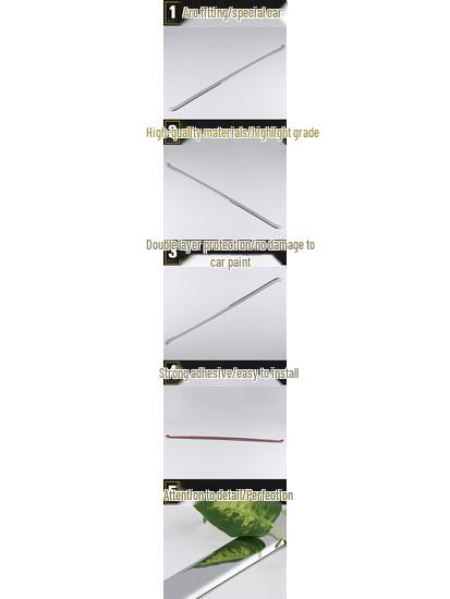 Viano Hood Trim: Front Bumper Grille Accent Strip for 17 Models