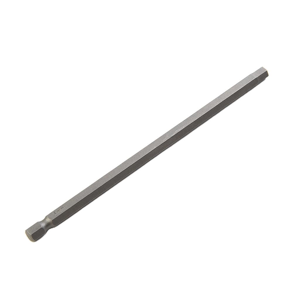 150mm Hex Screwdriver Bits 3/4/5/6mm 4* 4pcs 1/4 Driver