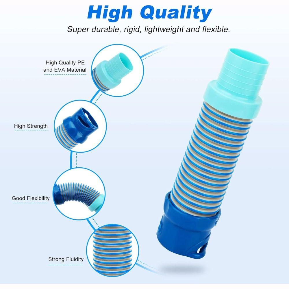 19CM Suction Adapter Hose Durable Pool Cleaner Adapter Pool Vacuum Hose Adapter