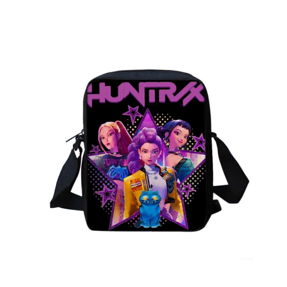Borsa a tracolla stampata ispirata ai Cacciatori di Demoni K-pop Giocosa per adolescenti di mezza età Scuola