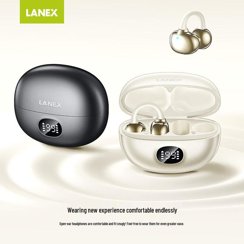 

LANEX X19 Bluetooth 5.4 Ear-Clip Headphones
