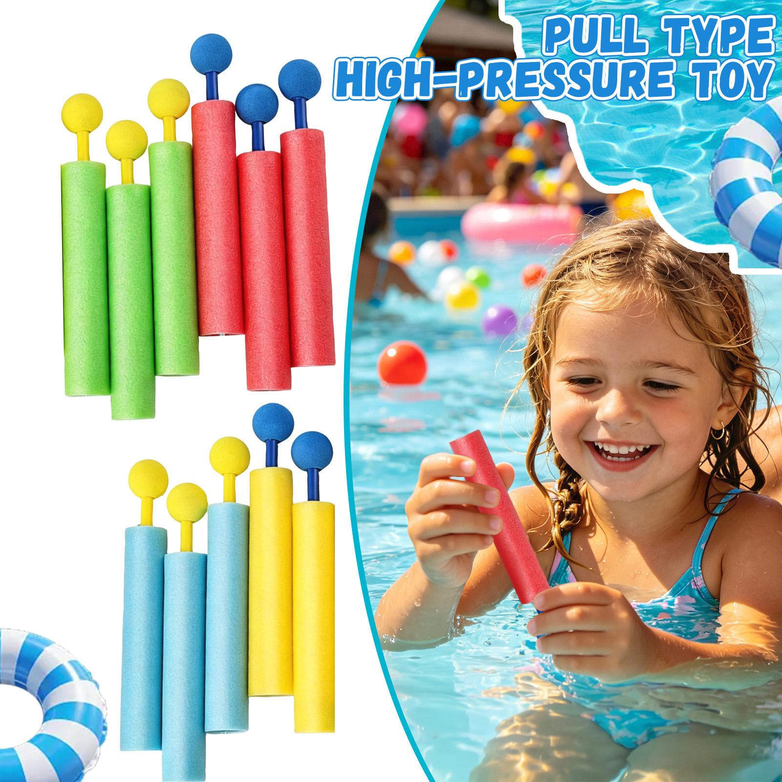 Sponge Water Toy, Foam Eva Water Toy, Pull-Out High-Pressure Water Toy, Water Play Toy One Size