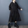 Long Sleeve Oversized Hooded Vintage Casual Loose Autumn Spring Trench Coat for Women Outerwear
