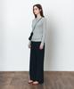 Siyajyu Sitp5245 Multi Ribbed Henley Neck T-Shirt_Melange Gray