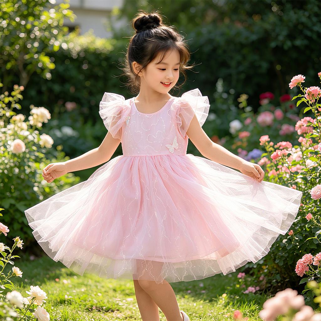 Children's Mesh Princess Dress