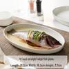 Qianxing Reinweiße Keramik Fisch Servierplatten