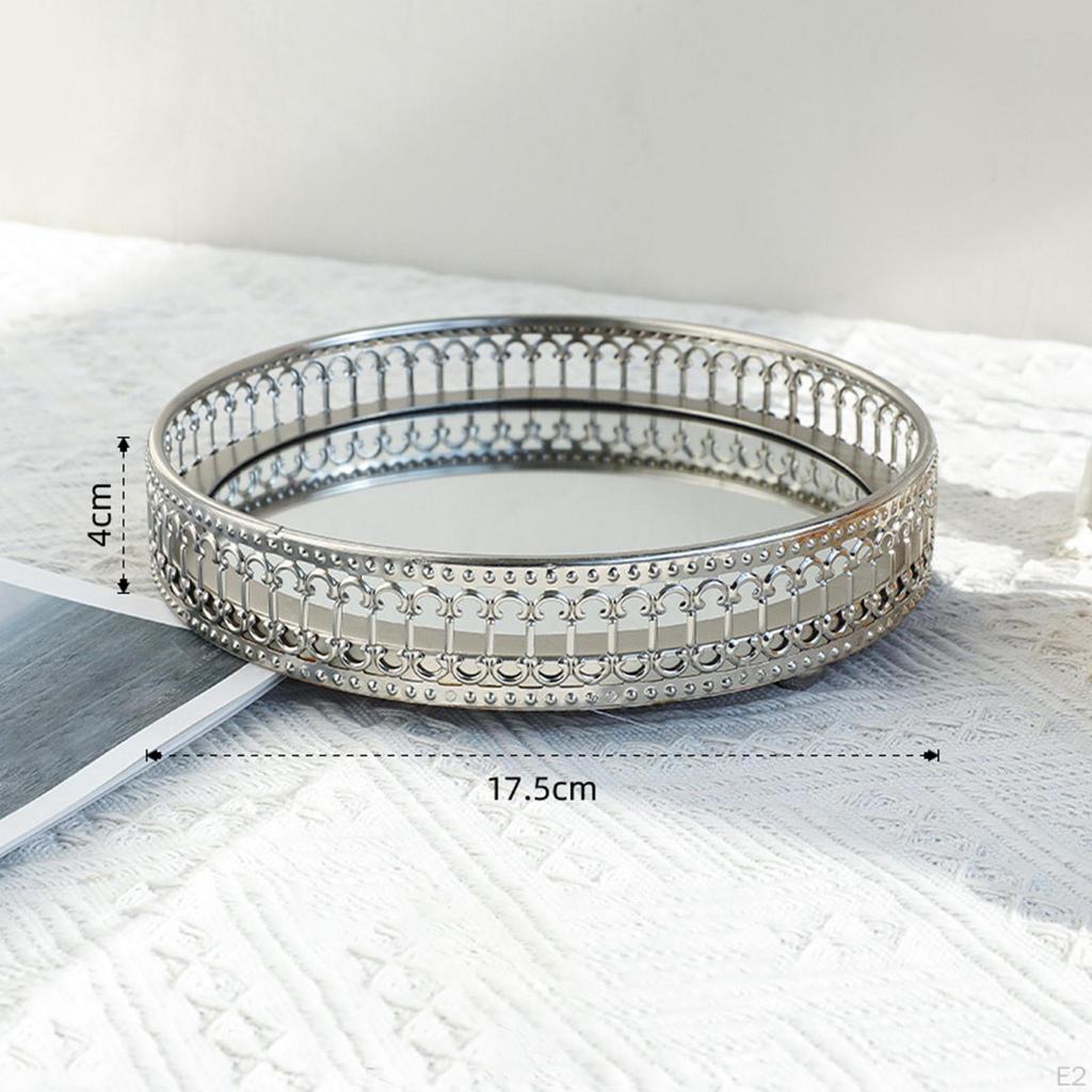 Vanity Tray for Makeup And Jewelry Organization