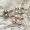 Versatile Rhinestone Bead Hair Clip for Women - Simple Duckbill Side Clip for Bangs
