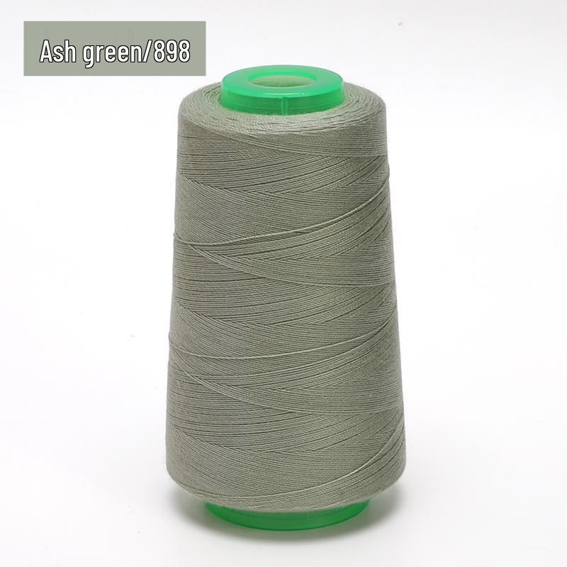 Household Sewing Thread - Large Spool, 202 Colors, Medium Thick Polyester for Sewing Machines, Black & White