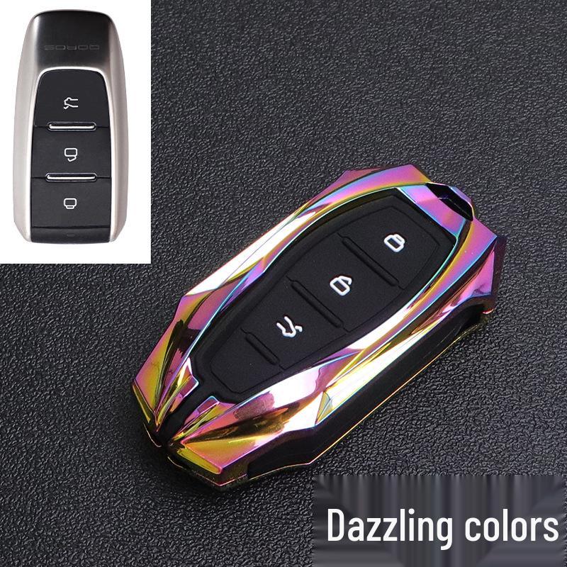 Premium Metal Protective Shell for 2021 Qoros 5 Key - Fits Qoros 3/5/7