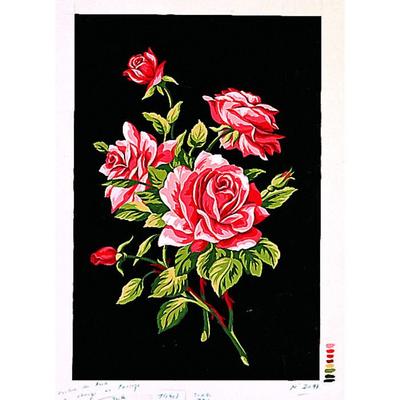 Penelope Antique Canvas Branch of Roses 30x40cm