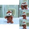 Delightful 15cm Red Fox Plush Doll Cartoon Keychain Soft Toy For Kids And Adults