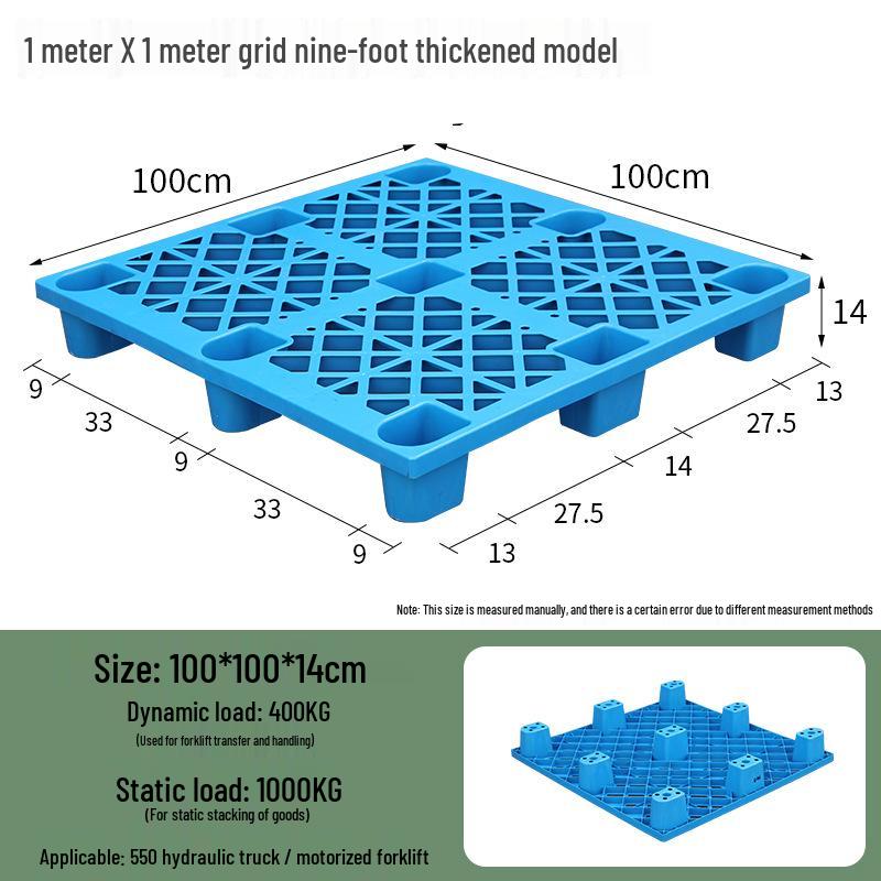 Moisture-Proof Plastic Forklift Pallet Platform Tray