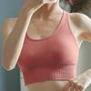 Sports Bra Elasticity Push Up Yoga Fitness Sports Bustier Without Underwire