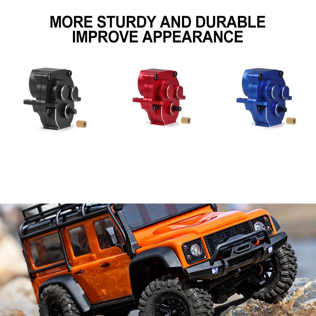 1pcs Aluminum Alloy Gear Box For Trx4m 1/18 Crawler Wear And Crash Resistant RC Car Accessories Replacement Parts RC Upgrade Part