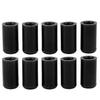 10 Pcs 10mm Automotive Vacuum Hose Cap Silicone Waterproof Ozone Resistant Flexible Intake Vacuum Hose End Plug Black
