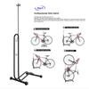 Vertical L-Shaped Bicycle Rack & Display Stand for Mountain Bikes