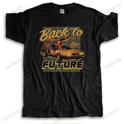 Funny Back To The Future T Shirt Unisex Short Sleeved Cotton Tshirt Summer Scifi Adventure Movies Tees Fashion Tshirt