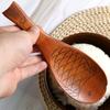 Wooden Rice Spoon Long Handle Fish Shape Rice Shovel  Heat Resistant Non-stick Rice Scoop Cooking Tools Kitchen Gadgets Cookware