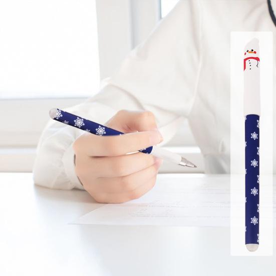 Vánoční smazatelná gelová pera sada 0,4 mm sváteční pera se smazovacími hroty školní kancelářské potřeby pro studenty
