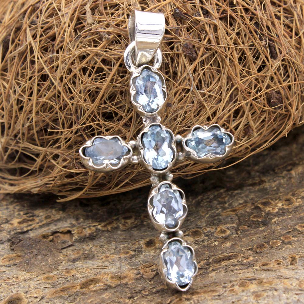 

Підвіска Reiki, срібло 925 проби, підвіска з лабрадориту, ларімару, сердоліку, ювелірні вироби ручної роботи, підвіска з хрестиком, срібні прикраси, цілюща підвіска з кристалами синій