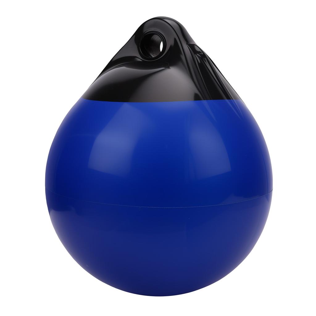 Inflatable Boat Mooring Buoy High Strength PVC Round Boat Bumper Ball for Yachts Boats Mooring Black Head Blue A25