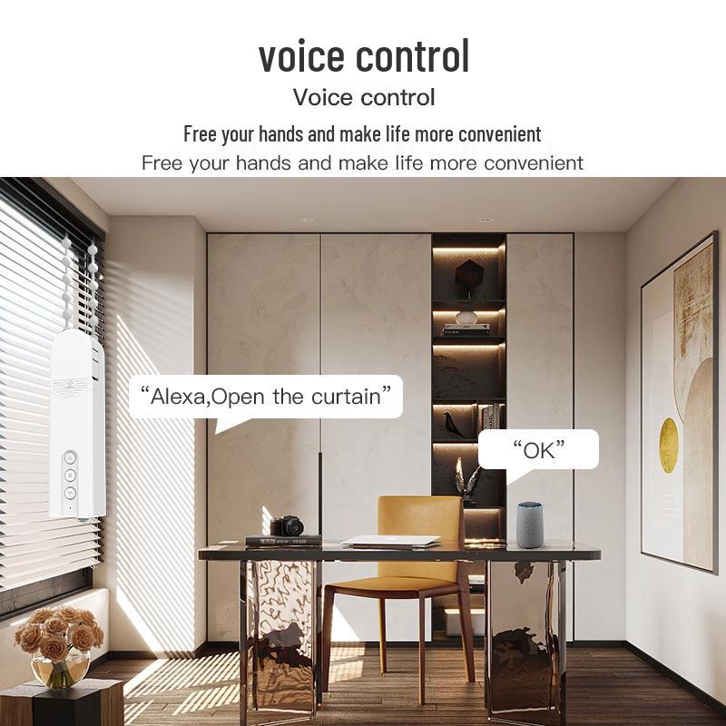 Smart Bluetooth Zigbee Roller Blind Motor with Tuya Remote Control
