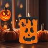 Ghost Face Pumpkin Candle Mold Pumpkin Candle Mold Reusable Silicone Tool Crafting Decoration Moulds for Beginners Adults Boys
