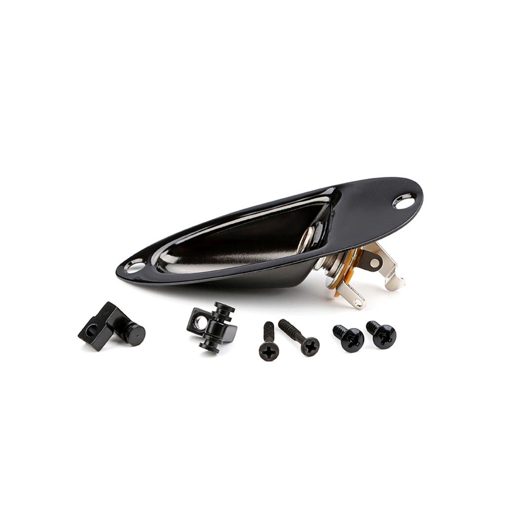Electric Guitar Boat Style Output Jack Socket Plate Guitar Input Jack 1