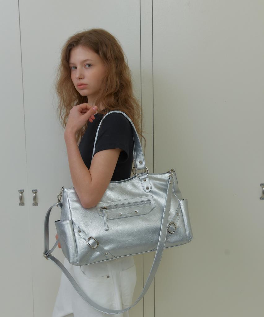 Anoetic Anc Stud Ring Bag_Silver