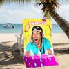 Customizable personalized beach towels Danny Go themed designs.Suitable for the beach, yoga, sports;ideal as beach accessories