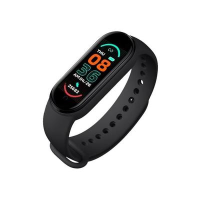 M6 Smartwatch, Fitness Tracker, Blood Pressure, Heart Rate, Pedometer, New Black -BH3471