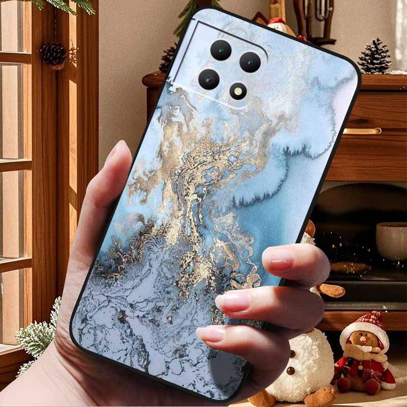 6.58" For T-Mobile REVVL 7 5G Cases REVVL 7 Pro 5G Marble TPU Soft Silicone Phone Case for T-Mobile T Phone2 5G Back Cover Funda