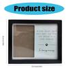 Glowing Wood Photo Frame for 4x6Inch Display 4x6" Wood Dog Frame for Honoring Lost Pet and Sympathy Gift