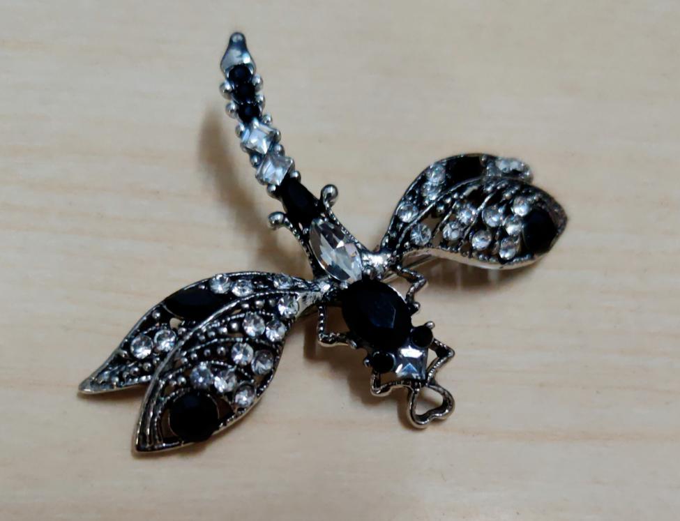 @ Dragonfly Brooch Pin For Women Bridal Coat Dress Safety Saree Pins SM103-60% OFF