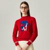 Zhaojun Women's 100% Cashmere Semi-Turtleneck Sweater