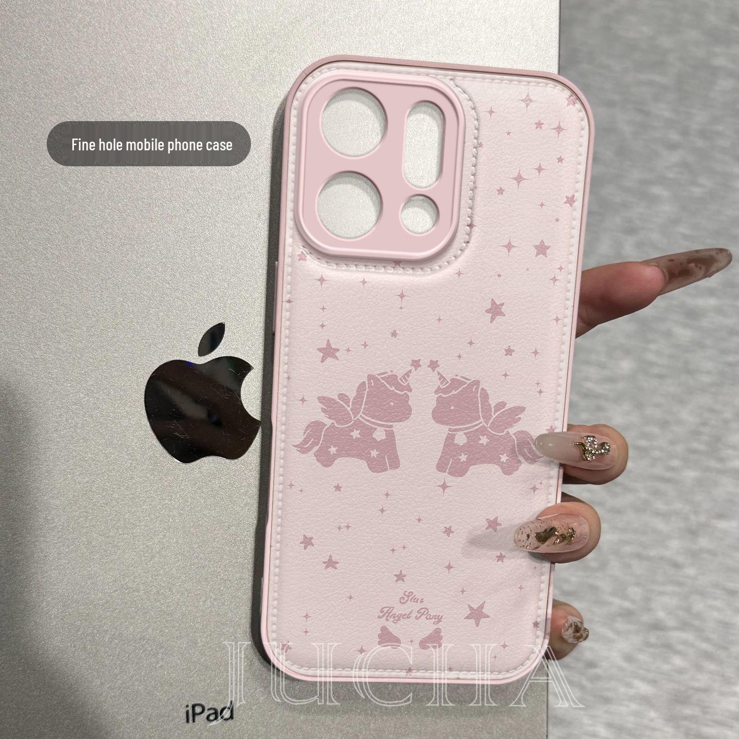 

Elegant and Cute Phone Case for Oppo Find X9/X9 Pro with Angel Horse Design OPPO Find X9 Pro